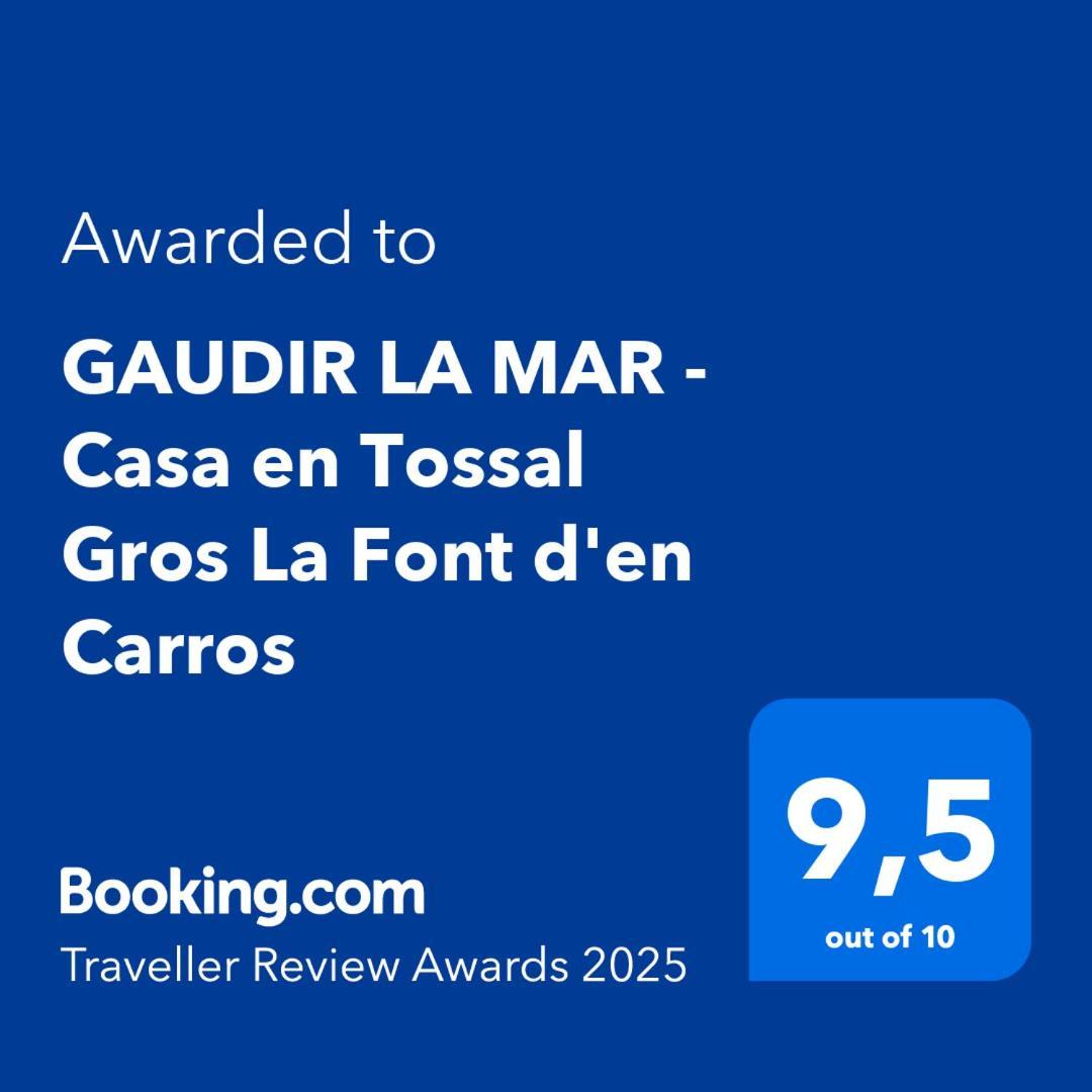 Castillo del RebollerGaudir La Mar - Casa En Tossal Gros La Font D'En Carros别墅 外观 照片